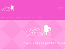 Tablet Screenshot of espacogestante.com